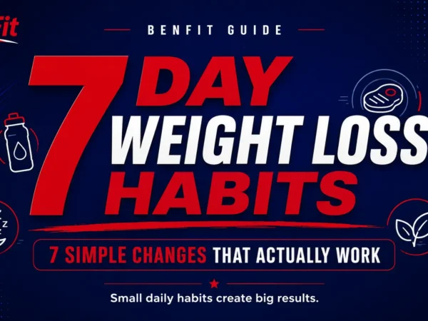 7 Day Weight Loss Habits: 7 Simple Changes That Actually Work