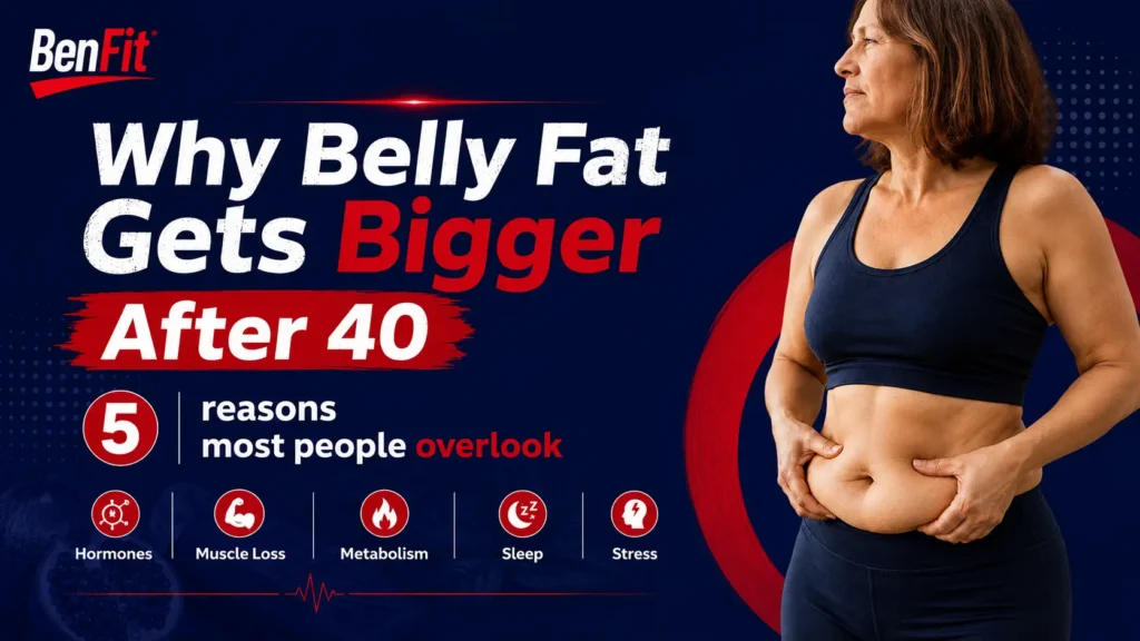 Why Belly Fat Increases After 40: 5 Hidden Reasons