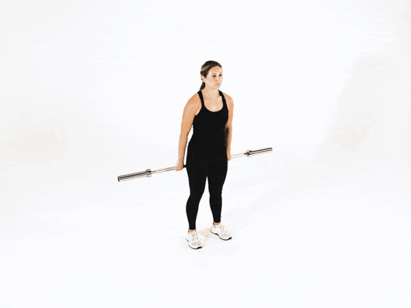 Barbell Behind the Back Shrug