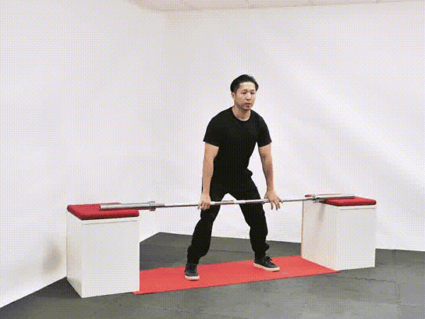 Barbell Clean from Blocks