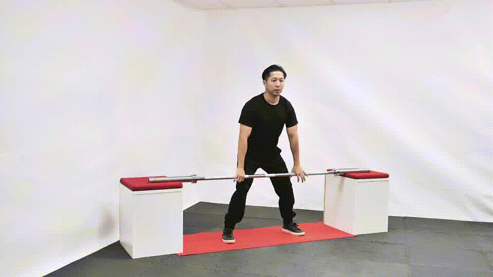 Barbell Clean from Blocks