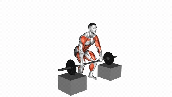 Barbell Power Clean from Blocks