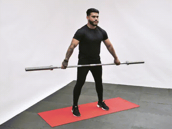Barbell Snatch Shrug