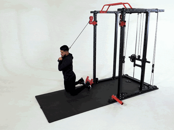 Cable Rotational Crunch Kneeling
