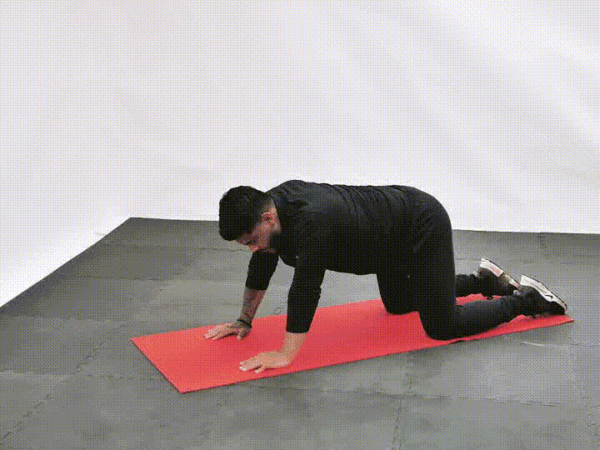 Child Pose Side Stretch