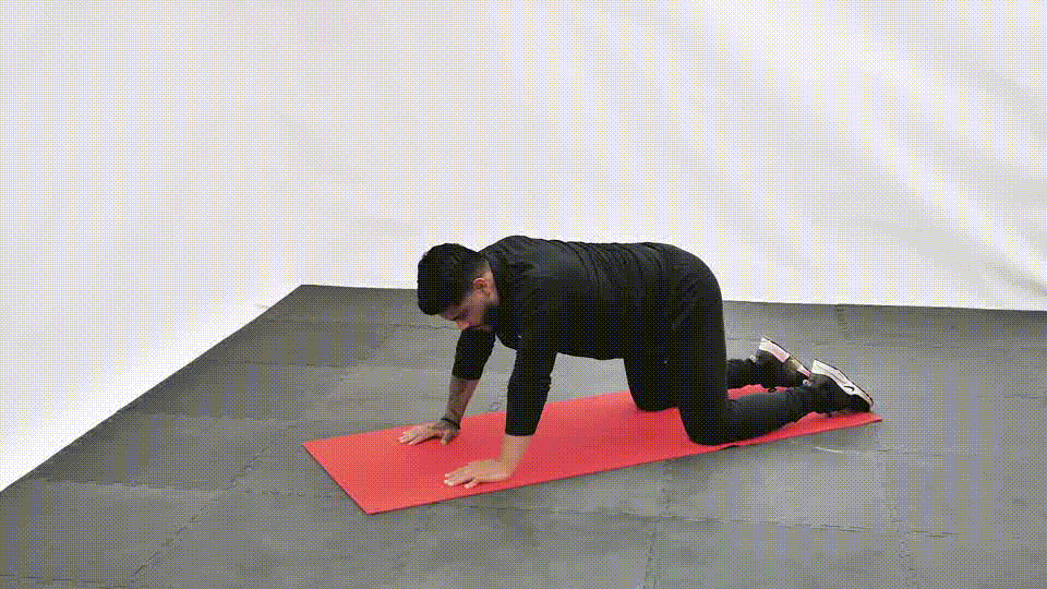 Child Pose Side Stretch