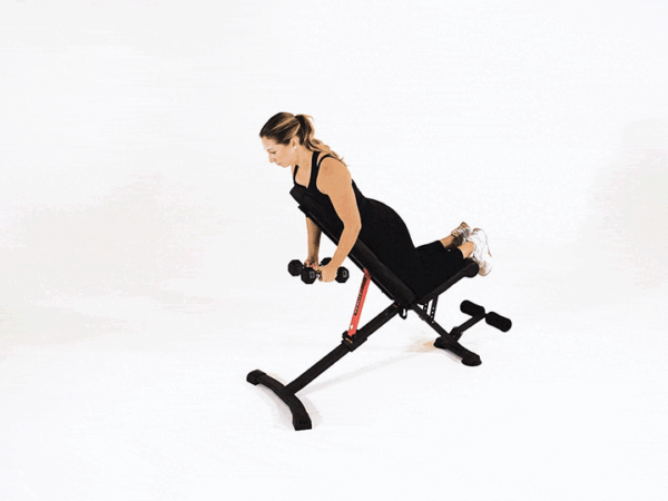 Incline Dumbbell Reverse Fly (Alternating)