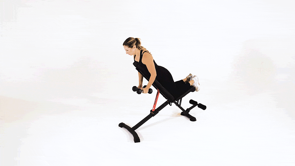 Incline Dumbbell Reverse Fly (Alternating)