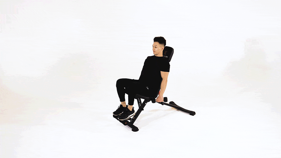 Single-Arm Incline Front Dumbbell Raise