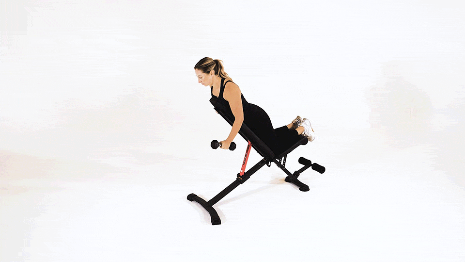 Single-Arm Incline Dumbbell Reverse Fly