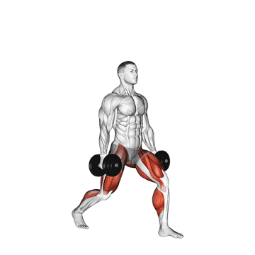 Dumbbell Split Jump