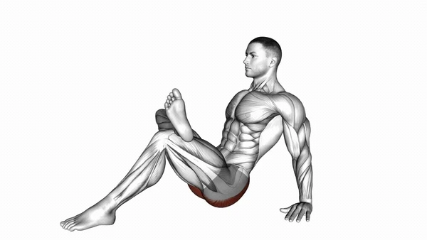 Seated Glute Stretch with Assistance