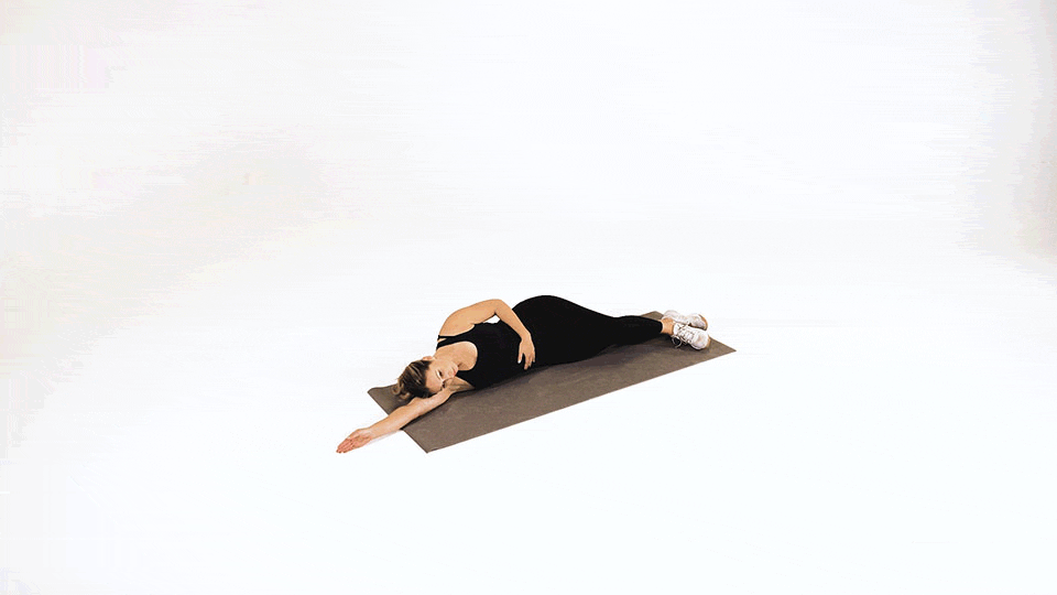 Side-Lying Floor Stretch