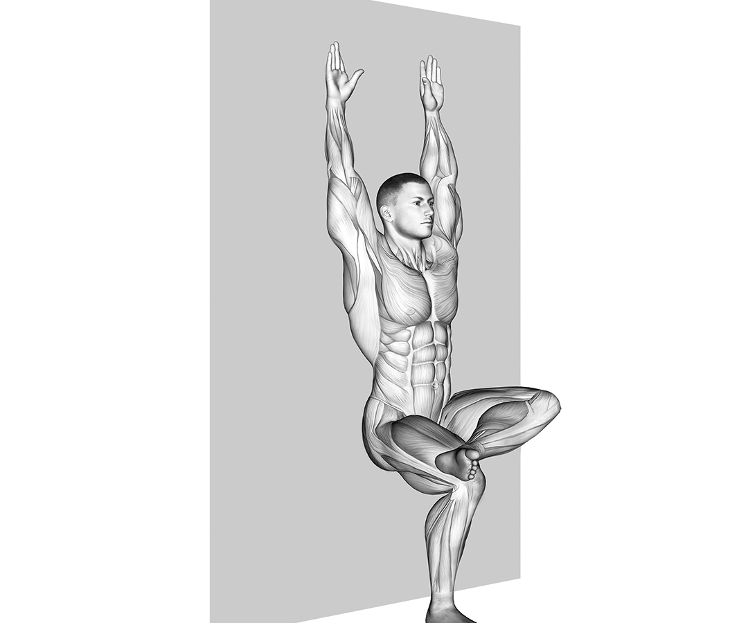 Single-Leg Wall Squat