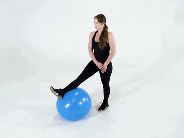 Stability Ball Hamstring Contract Relax