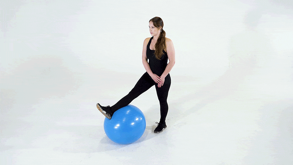 Stability Ball Hamstring Contract Relax