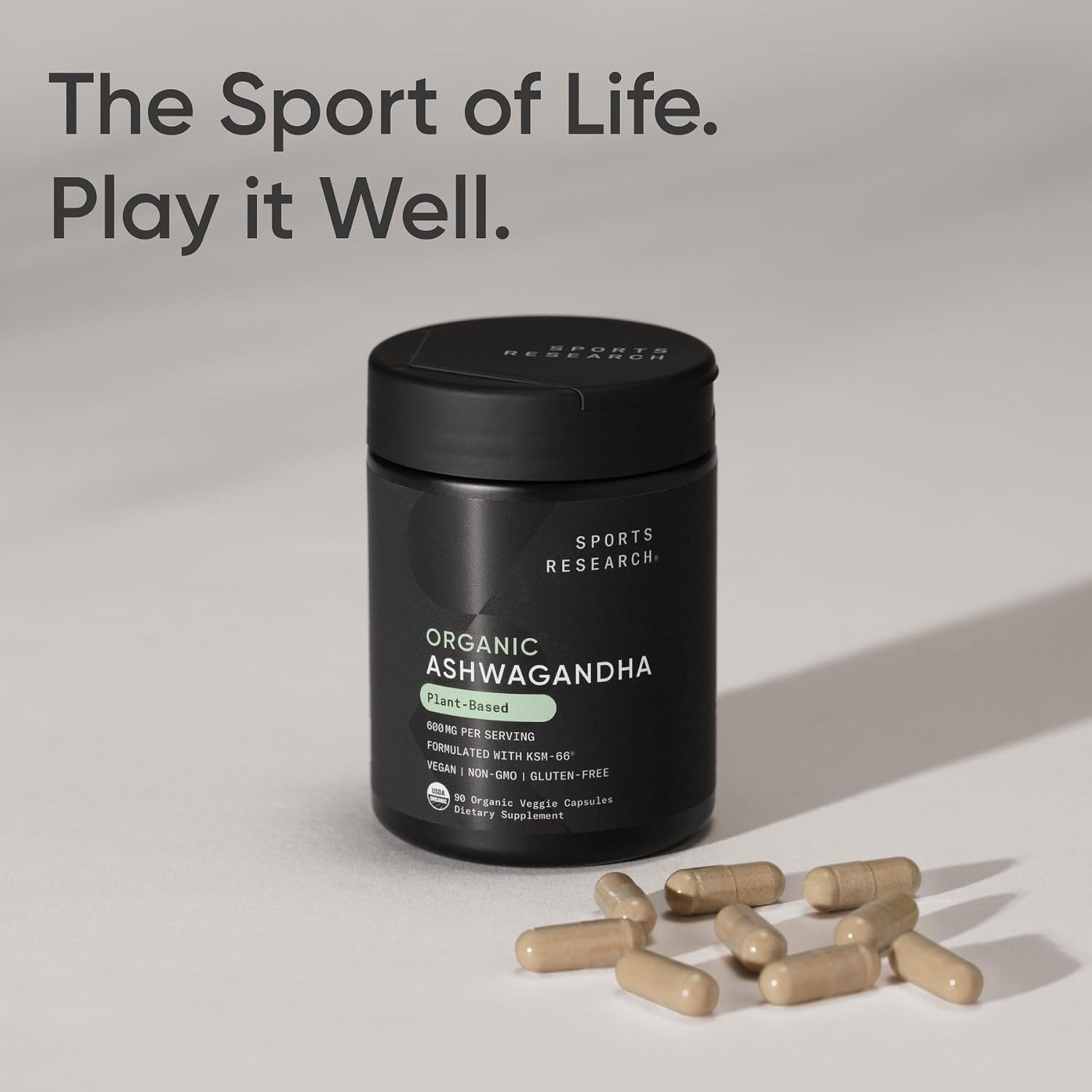 Sports Research® Ashwagandha w/Coconut MCT Oil, 60 Softgels - Image 7