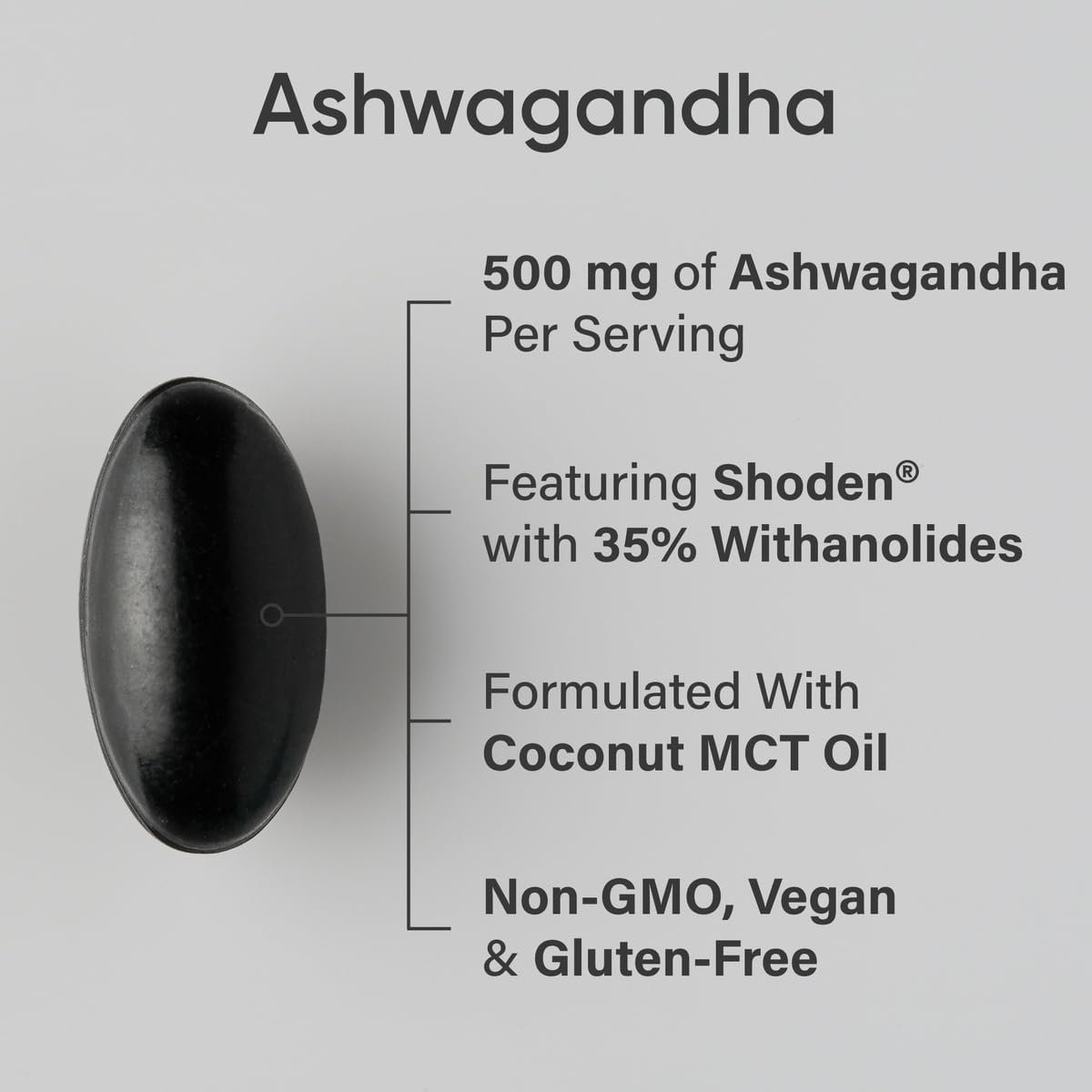 Sports Research® Ashwagandha w/Coconut MCT Oil, 60 Softgels - Image 9