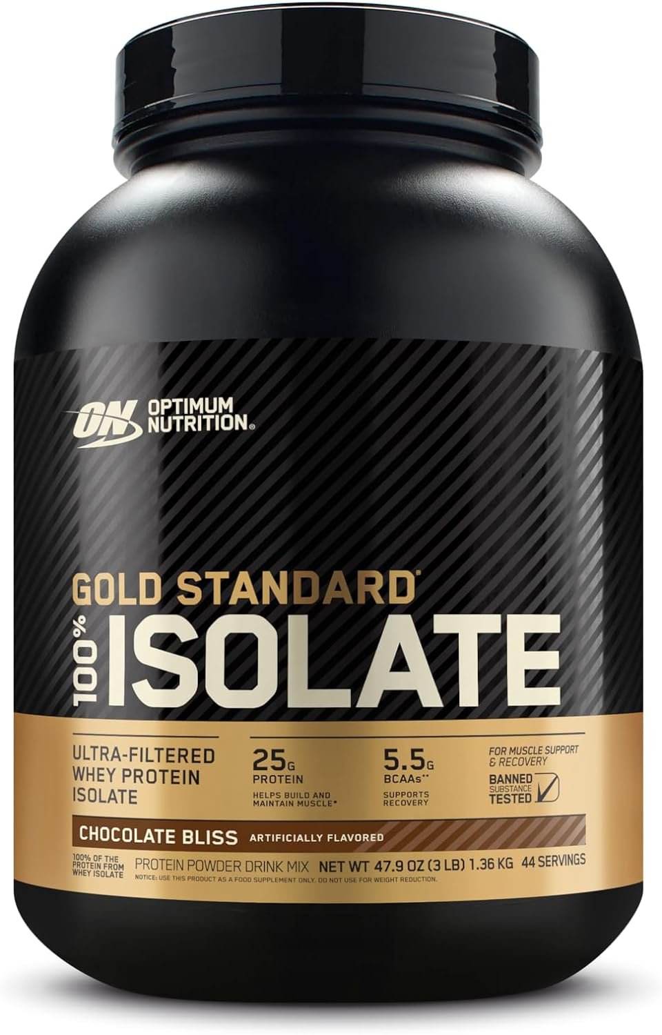 Optimum Nutrition Gold Standard Isolate Protein Powder Chocolate Bliss 3 LB