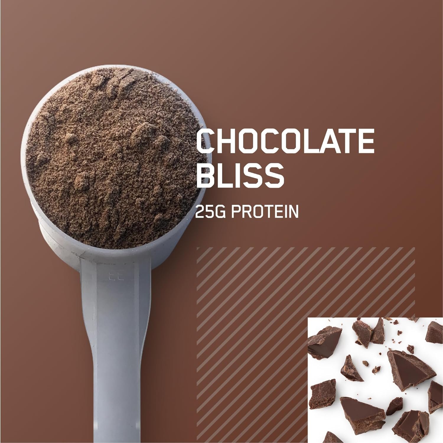 Optimum Nutrition Gold Standard Isolate Protein Powder Chocolate Bliss 3 LB - Image 2