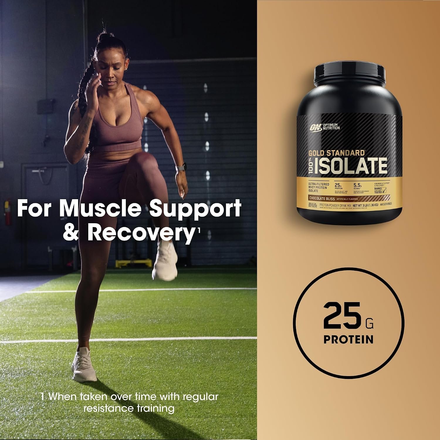 Optimum Nutrition Gold Standard Isolate Protein Powder Chocolate Bliss 3 LB - Image 4