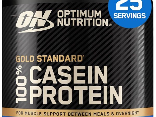 Optimum Nutrition Gold Standard Casein Protein Powder, Vanilla, 2 LB