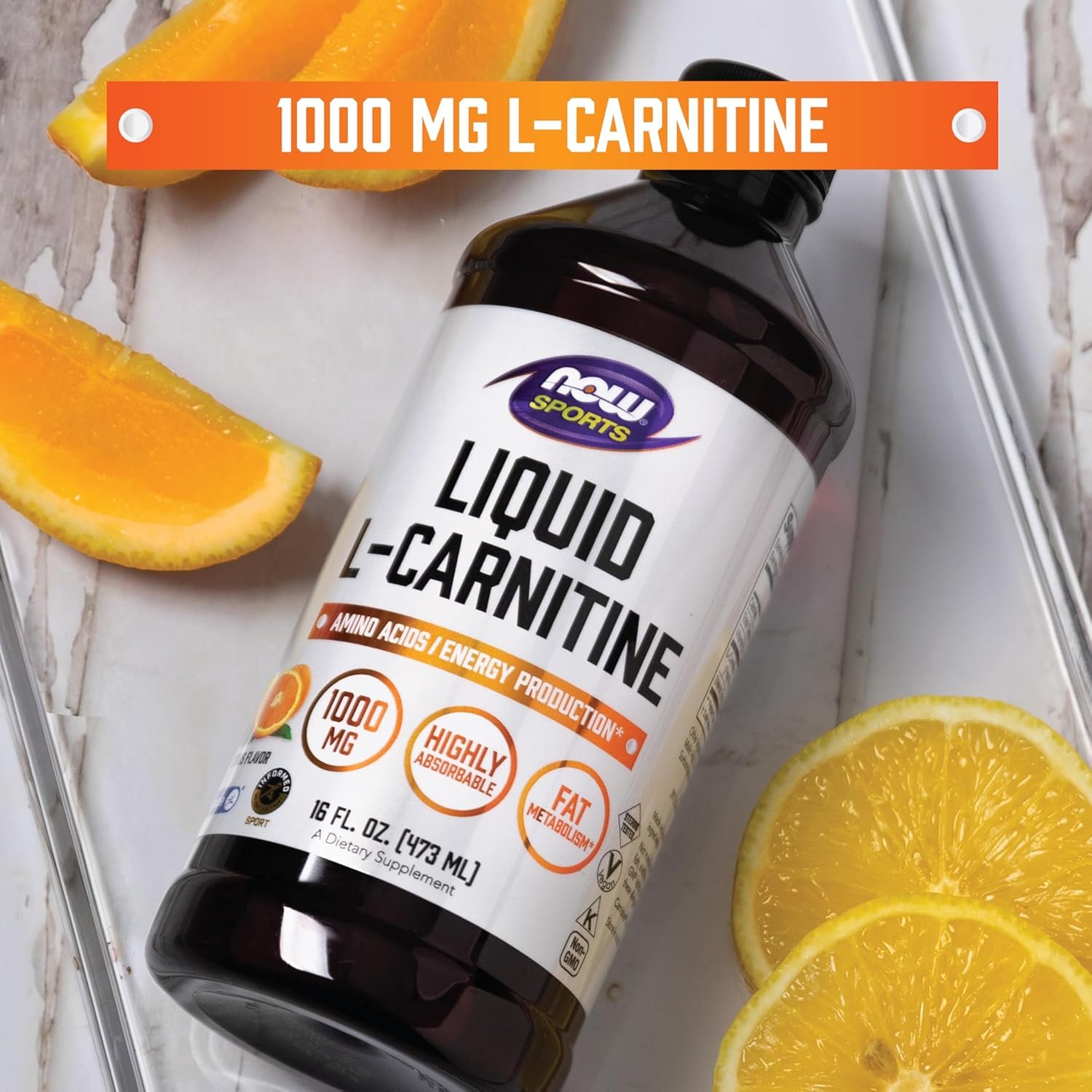 NOW Foods: L-Carnitine Liquid 3000mg, 16 oz (2 Pack) - Image 4