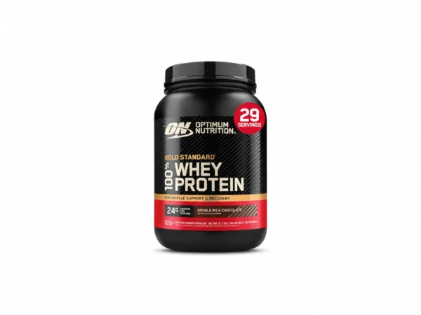 Optimum Nutrition Gold Standard Whey Protein, Double Rich Chocolate, 2 LB